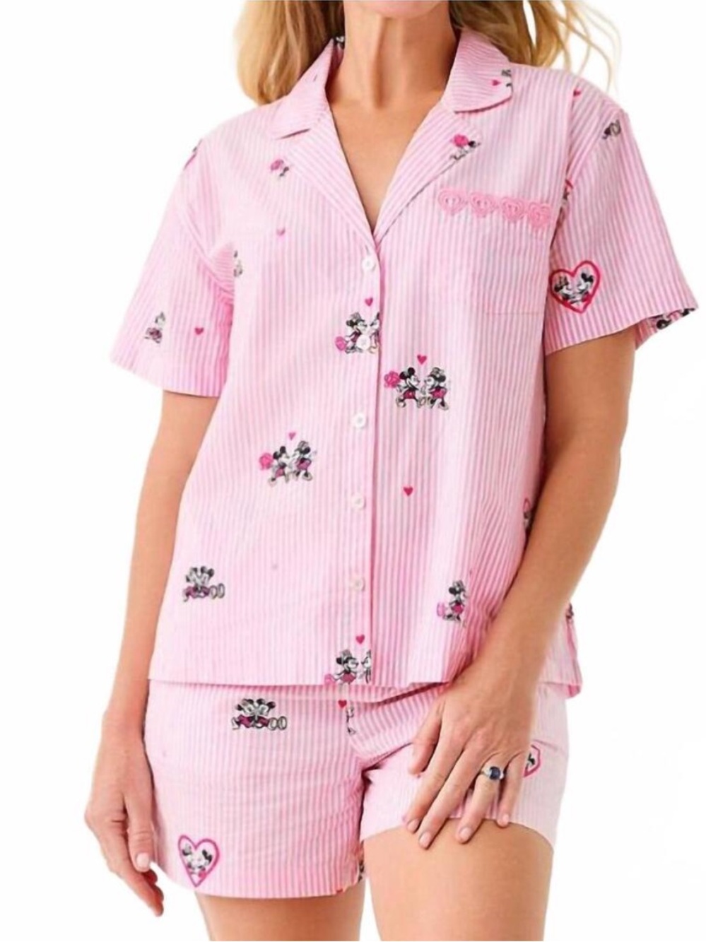 NWT Lilly Pulitzer pj set in multi disney half drop overprint size XL